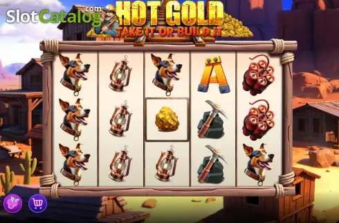 Скрин2. Hot Gold Take It or Build It слот