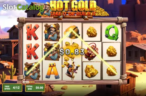 Скрин3. Hot Gold Take It or Build It слот