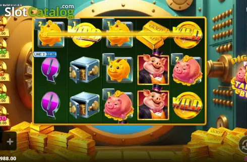Скрин3. Piggy Bank Fortune Take It or Build It слот
