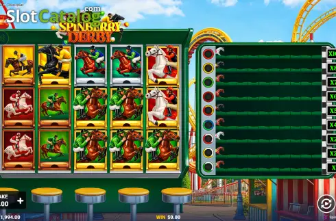Скрин2. Spinberry Derby слот