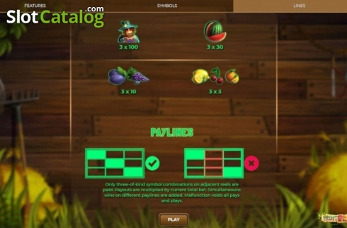 Скрин7. Fruit Farm (Spinmatic) слот