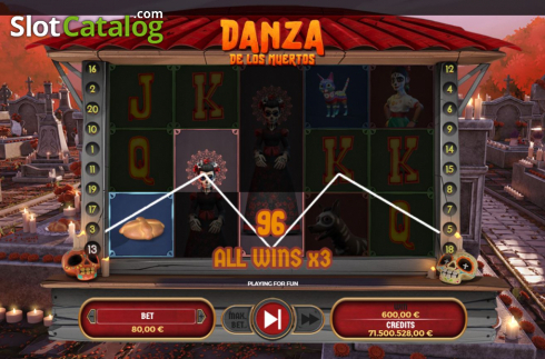 Скрин3. Danza De Los Muertos слот
