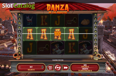 Скрин4. Danza De Los Muertos слот