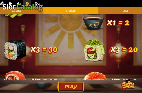 Скрин9. Sushi House слот