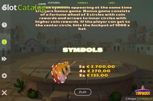 Скрин8. 3 Amigos слот