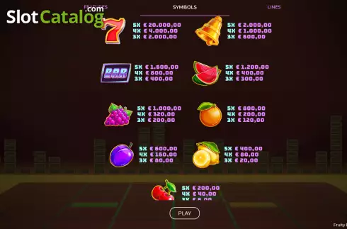 Скрин6. Fruity Beats Xtreme слот