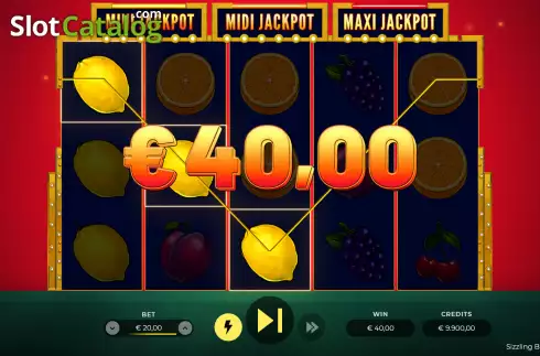 Скрин3. Sizzling Blaze Jackpot слот