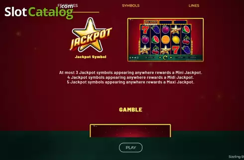 Скрин6. Sizzling Blaze Jackpot слот