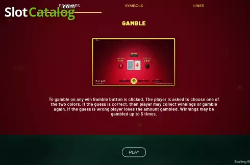 Скрин7. Sizzling Blaze Jackpot слот