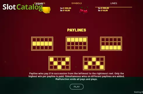 Скрин9. Sizzling Blaze Jackpot слот
