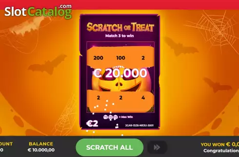Скрин3. Scratch or Treat слот