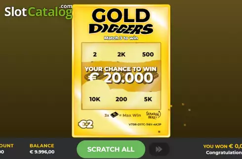 Скрин3. Gold Digger Scratch слот