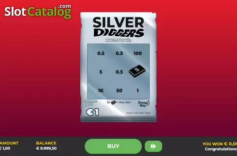 Скрин2. Silver Diggers Scratch слот