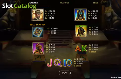 Скрин6. Ed Jones and Book of Bastet Deluxe слот