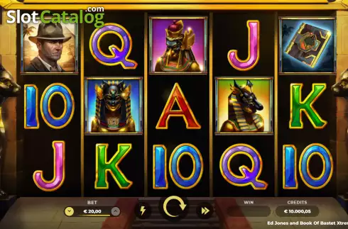 Скрин2. Ed Jones and Book of Bastet Deluxe Extreme слот
