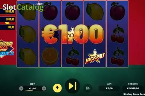 Скрин3. Sizzling Blaze Jackpot Deluxe слот