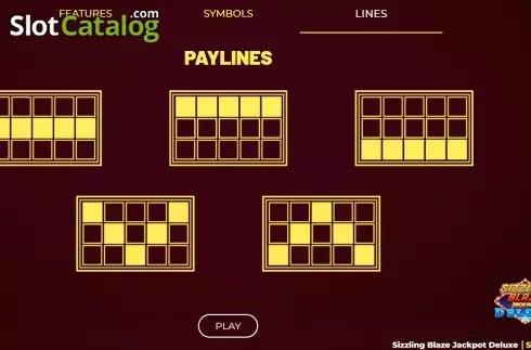 Скрин9. Sizzling Blaze Jackpot Deluxe слот
