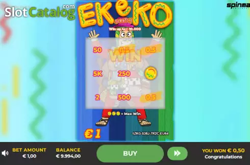 Скрин5. Ekeko Scratch слот