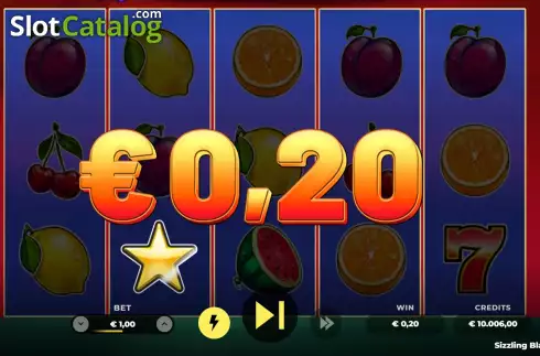 Скрин3. Sizzling Blaze Deluxe слот