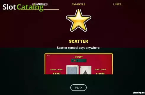 Скрин6. Sizzling Blaze Deluxe слот