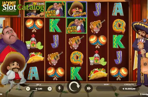 Скрин2. 3 Amigos Jackpot слот