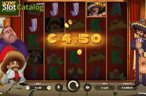Скрин4. 3 Amigos Jackpot слот