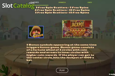 Скрин7. 3 Amigos Jackpot слот