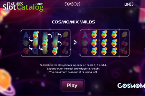Скрин4. CosmoMix слот