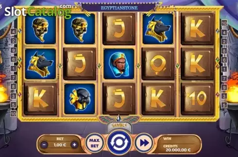 Скрин2. Egyptian Stone слот