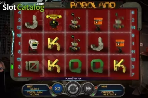 Скрин5. Roboland (Spinmatic) слот