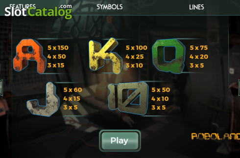 Скрин9. Roboland (Spinmatic) слот