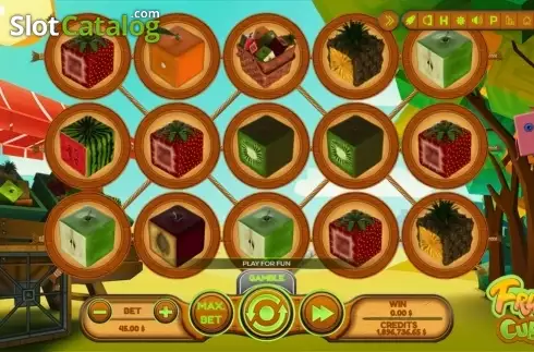Скрин2. Fruit Cube слот