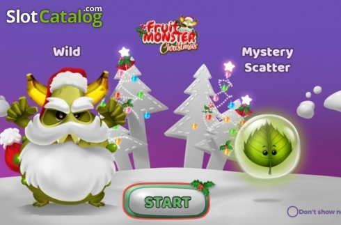 Скрин2. Fruit Monster Christmas слот