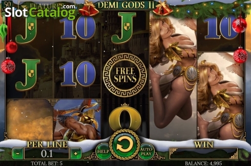 Скрин2. Demi Gods II Christmas Edition слот