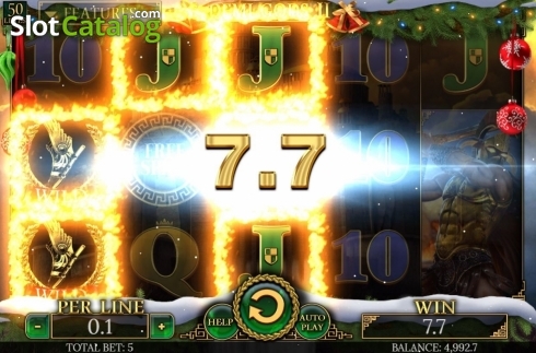 Скрин3. Demi Gods II Christmas Edition слот