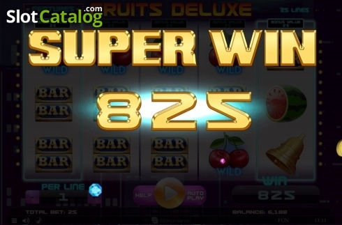 Скрин7. Fruits Deluxe (Spinomenal) слот