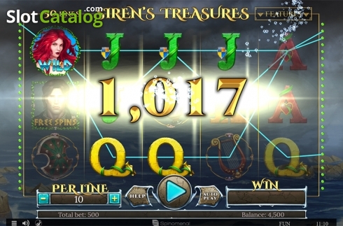 Скрин4. Sirens Treasures слот