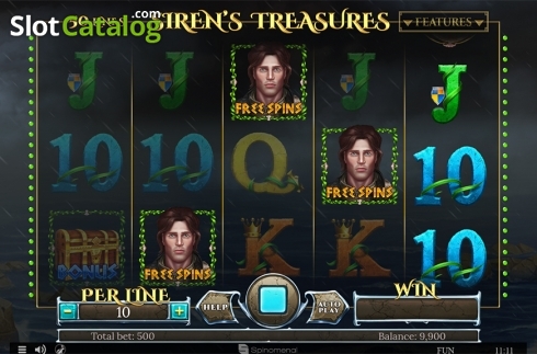 Скрин8. Sirens Treasures слот