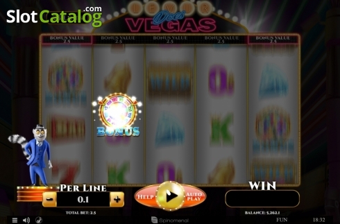 Скрин7. Lemur Does Vegas слот