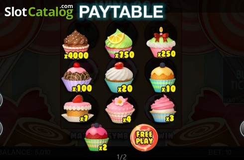 Скрин5. Secret Cupcakes слот
