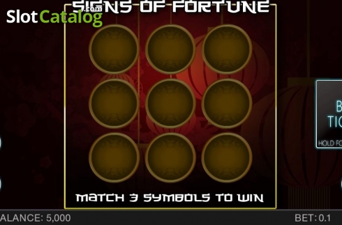 Скрин2. Signs of Fortune слот
