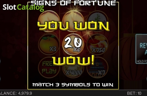 Скрин4. Signs of Fortune слот