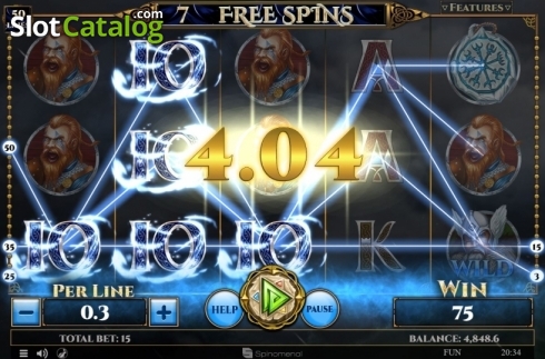 Скрин6. Vikings and Gods 2 слот
