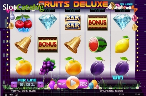 Скрин2. Fruits Deluxe Easter Edition слот