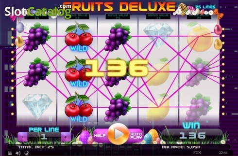 Скрин5. Fruits Deluxe Easter Edition слот
