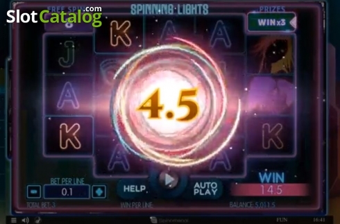 Скрин5. Spinning Lights слот