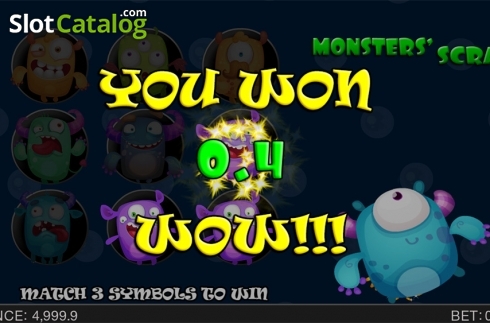 Скрин3. Monsters Scratch (Spinomenal) слот