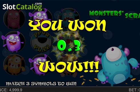 Скрин5. Monsters Scratch (Spinomenal) слот