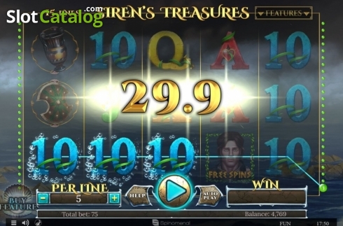 Скрин3. Sirens Treasures 15 Lines Series слот