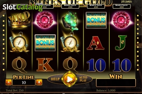Скрин2. Mines of Gold слот